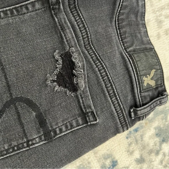 Black Jean Shorts - Picture 6 of 9